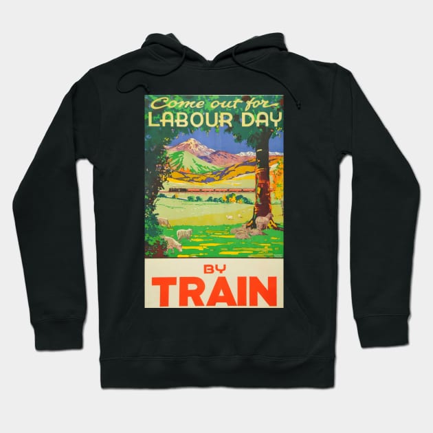 Vintage Travel - Labour Day Hoodie by Culturio